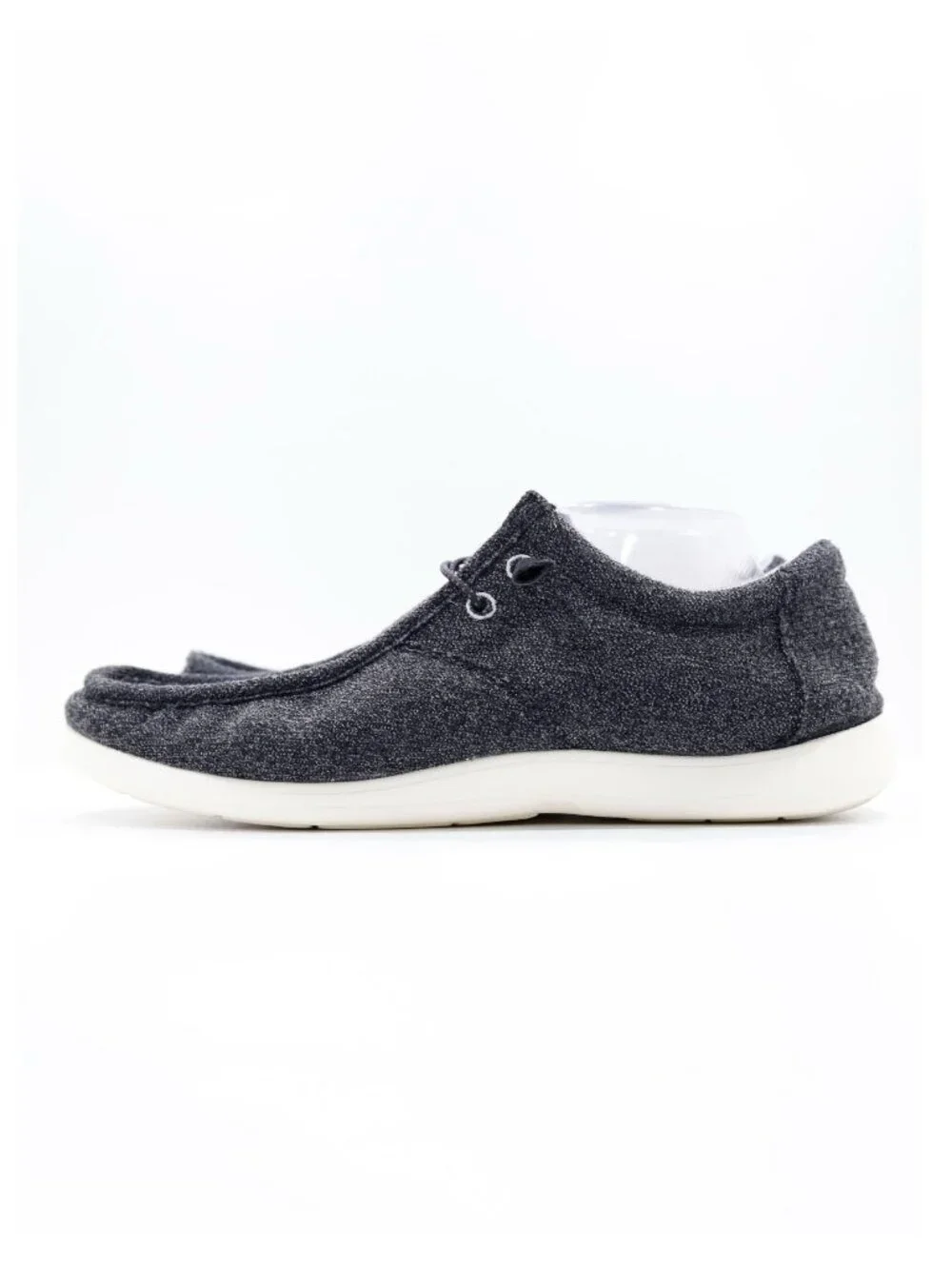 DayFive Carter Gray Black Knit Lightweight Casual Slip On Shoes - Men's 13